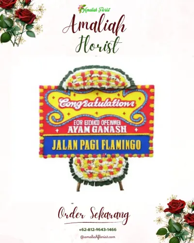 Bunga Papan Congratulation di Sumberpucung